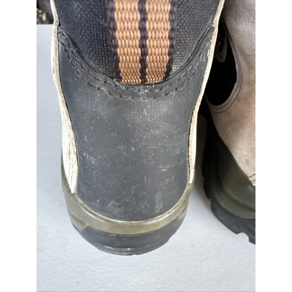 REI Brown Leather Gore-Tex Waterproof Hiking Boots‎ Vibram Sole US Men's 10.5